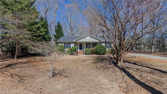 view of front of house featuring a porch