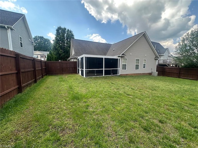 4727 Eagle Path, Winston-Salem, NC 27127 - back of property featuring a sunroom