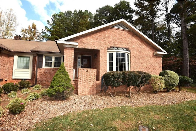 view of front of property