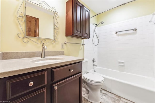 206 Swaim Ct, Salisbury, NC 28147 - full bathroom with vanity, toilet, and shower / bathtub combination