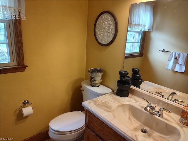 345 Anderson Rd, Eden, NC 27288 - bathroom with toilet and vanity