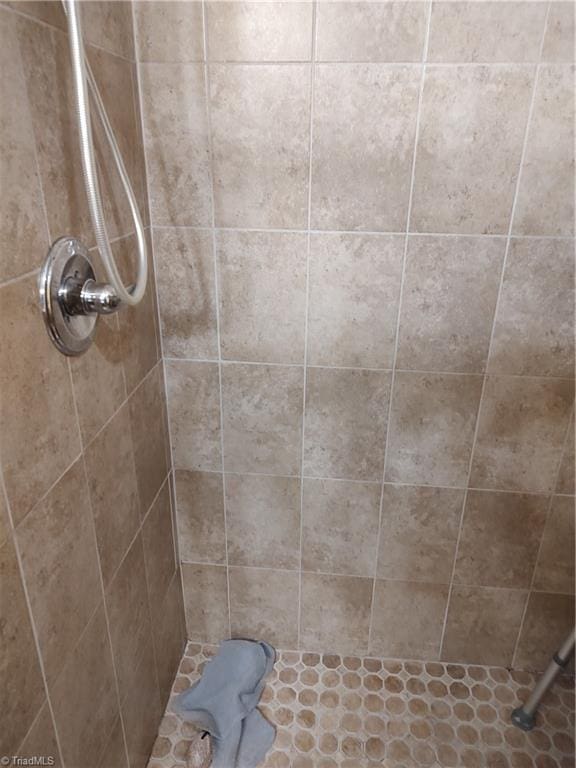 345 Anderson Rd, Eden, NC 27288 - full bathroom featuring a tile shower