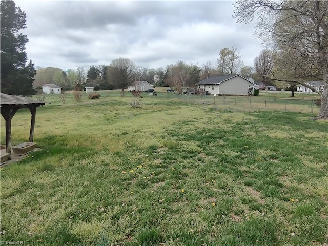 345 Anderson Rd, Eden, NC 27288 - view of yard featuring a rural view and fence