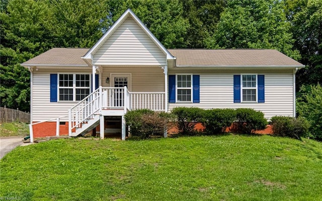261 Williamsgate Ct, Winston-Salem, NC 27107 - view of front of home featuring covered porch and stairway