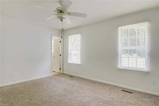 261 Williamsgate Ct, Winston-Salem, NC 27107 - carpeted empty room featuring a ceiling fan and baseboards