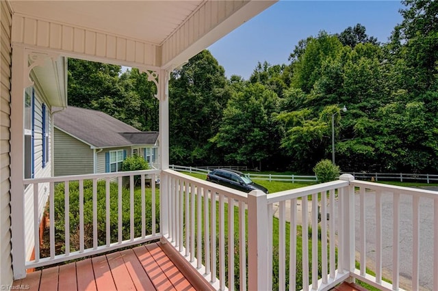 261 Williamsgate Ct, Winston-Salem, NC 27107 - wooden terrace with a lawn