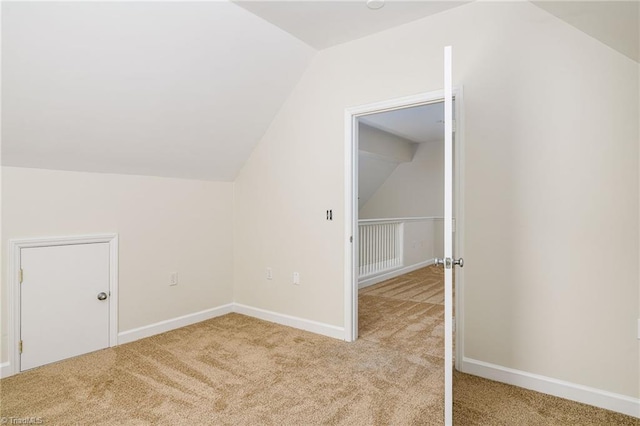 3820 Wayfarer Dr, Greensboro, NC 27410 - additional living space featuring carpet floors, lofted ceiling, and baseboards