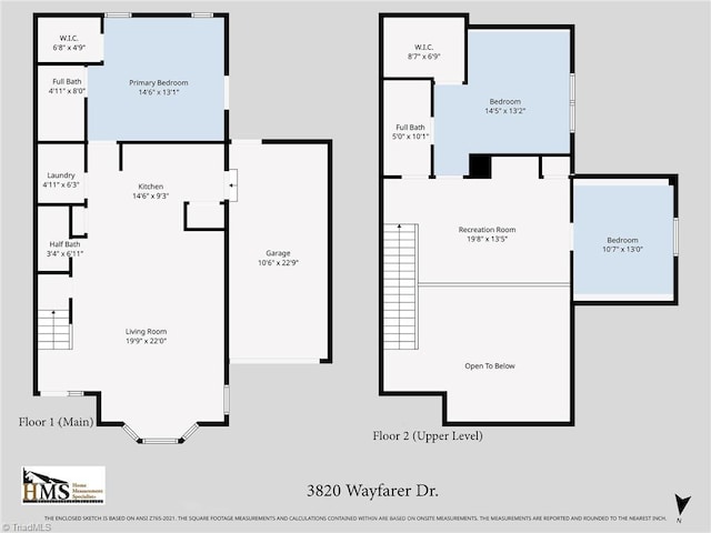 3820 Wayfarer Dr, Greensboro, NC 27410 - home floor plan