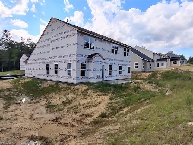 view of back of property