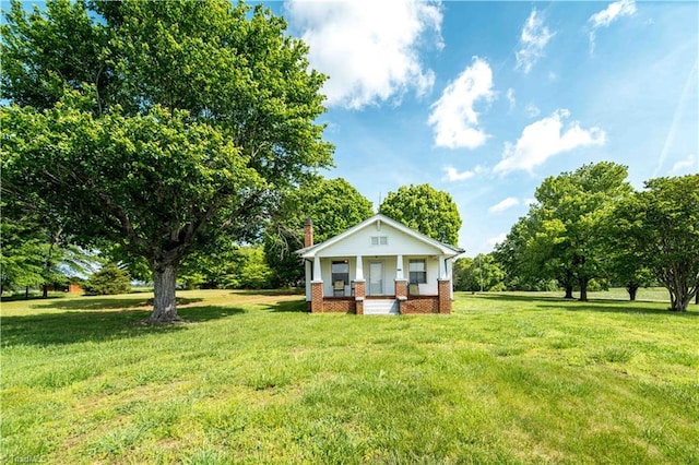 exterior space with a porch