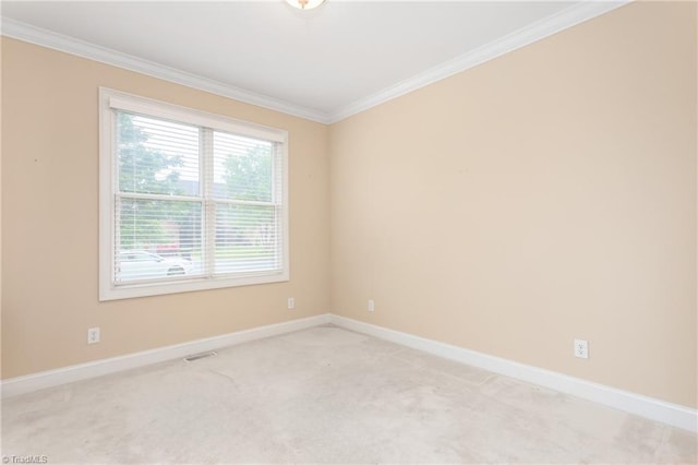 2012 Muirfield Ct, Elon, NC 27244 - unfurnished room featuring ornamental molding, baseboards, and light carpet