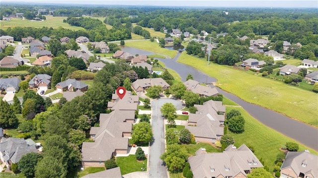 2012 Muirfield Ct, Elon, NC 27244 - aerial view of property's location featuring a large body of water and nearby suburban area