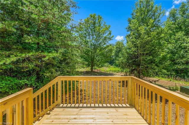 411 Motif Ln, Winston-Salem, NC 27107 - view of wooden deck