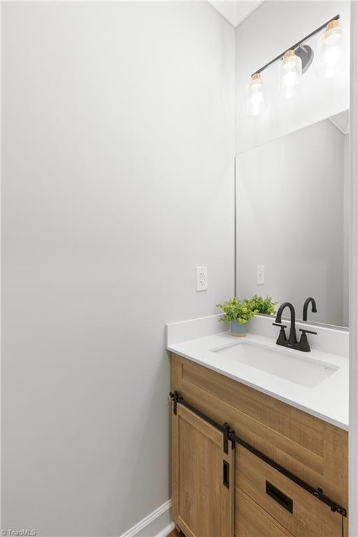 411 Motif Ln, Winston-Salem, NC 27107 - bathroom with vanity and baseboards