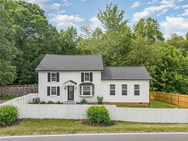 view of front of home