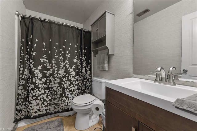 119 Tadworth Ct, Mebane, NC 27302 - full bathroom with vanity, tile patterned floors, and curtained shower