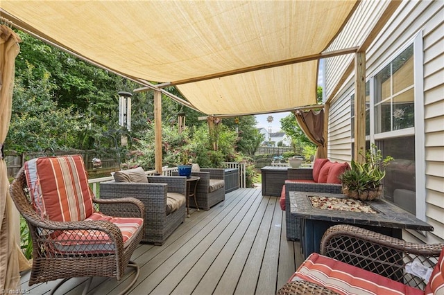 119 Tadworth Ct, Mebane, NC 27302 - deck with an outdoor living space