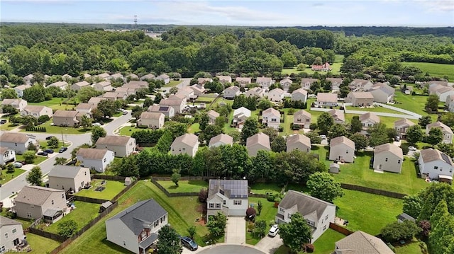 119 Tadworth Ct, Mebane, NC 27302 - aerial perspective of suburban area with a forest