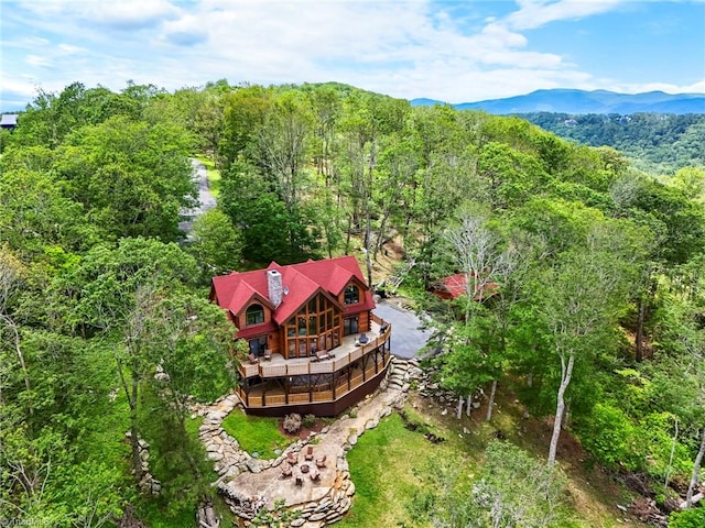 324 Sugar View Trl, Banner Elk, NC 28604 - view of subject property featuring a heavily wooded area and mountains