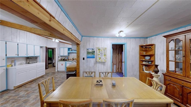 view of dining area