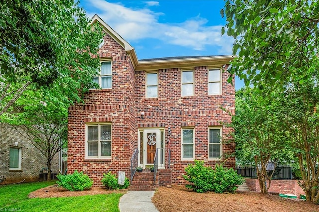 137 Bradford Place Ln, Lewisville, NC 27023 - view of front of home with brick siding