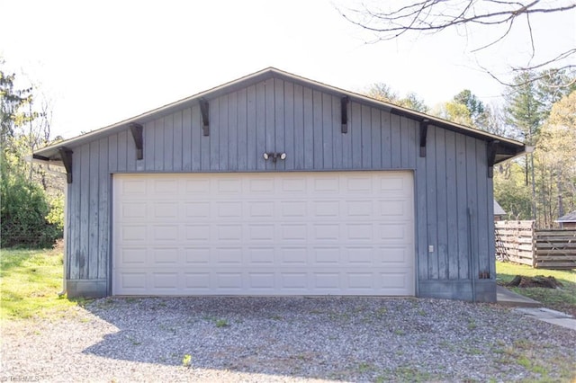 159 Evans Ln, Wilkesboro, NC 28697 - detached garage with fence