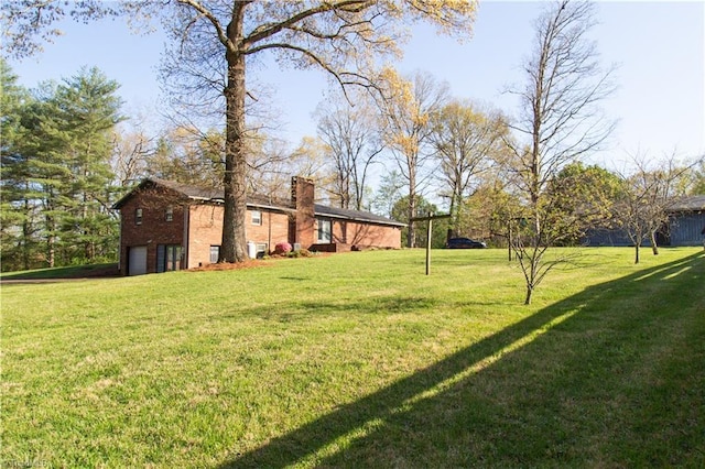 159 Evans Ln, Wilkesboro, NC 28697 - view of yard with an attached garage