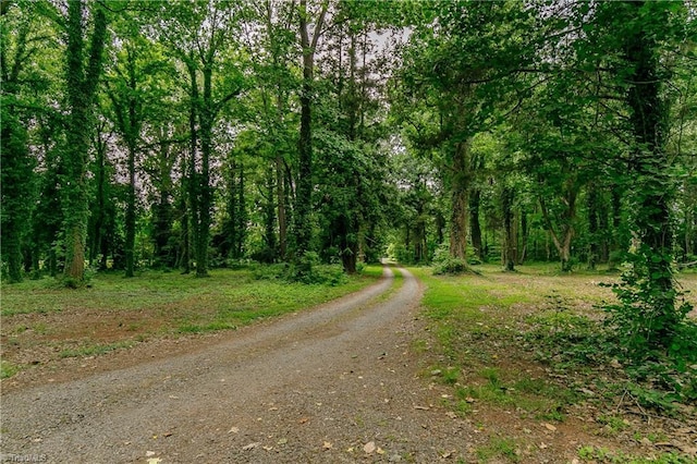 view of road