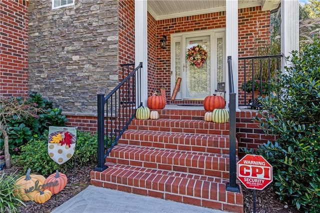 view of entrance to property