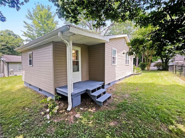310 Cole St, Thomasville, NC 27360 - view of home's exterior featuring crawl space