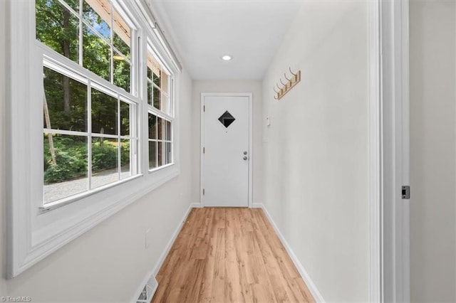465 NC Highway 42 S, Asheboro, NC 27205 - entryway with baseboards, healthy amount of natural light, and light wood-type flooring