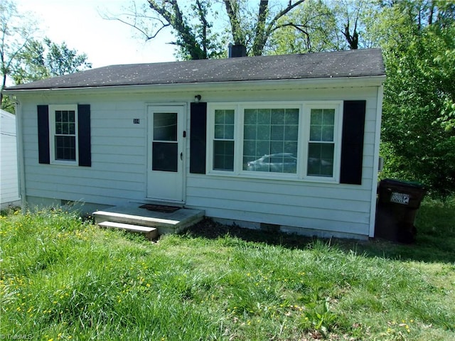 view of rear view of property