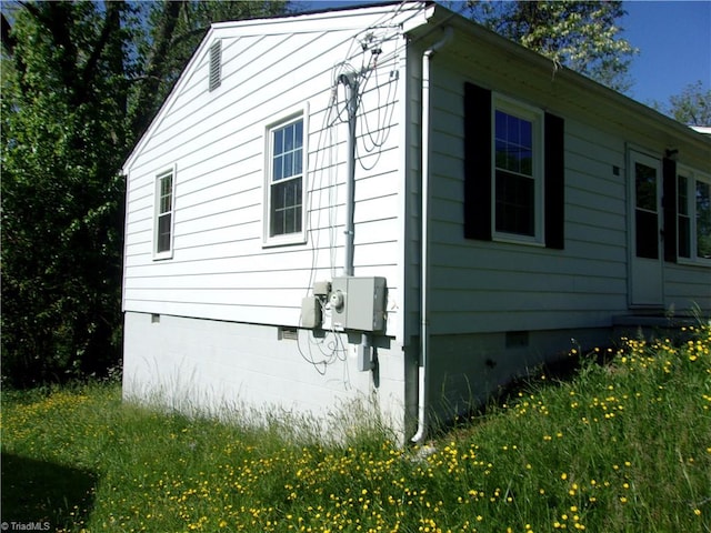 view of home's exterior