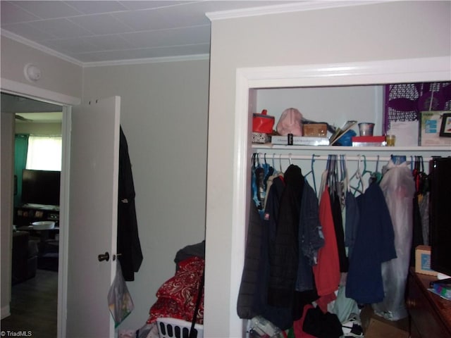 view of closet