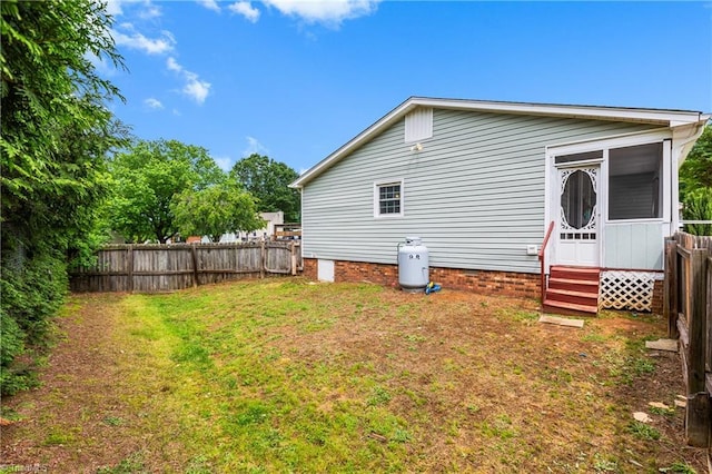 1118 Still Meadows Ln, King, NC 27021 - rear view of property featuring entry steps