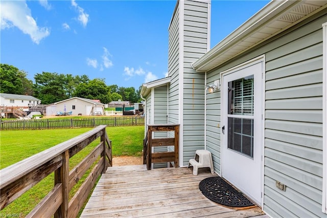 1118 Still Meadows Ln, King, NC 27021 - view of deck