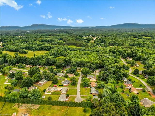 1118 Still Meadows Ln, King, NC 27021 - aerial view of a heavily wooded area and mountains
