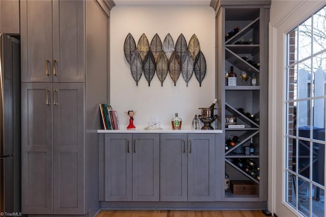 4166 Lytchfield Ct, Winston-Salem, NC 27104 - wine cellar with light wood-style flooring