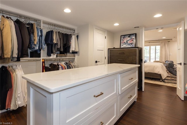 4166 Lytchfield Ct, Winston-Salem, NC 27104 - spacious closet with dark wood-style flooring