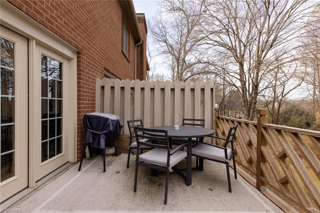 4166 Lytchfield Ct, Winston-Salem, NC 27104 - view of patio / terrace with outdoor dining space and grilling area