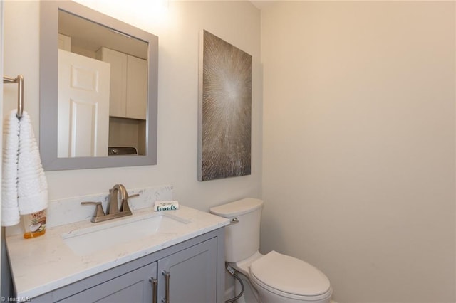 4166 Lytchfield Ct, Winston-Salem, NC 27104 - half bathroom with vanity and toilet