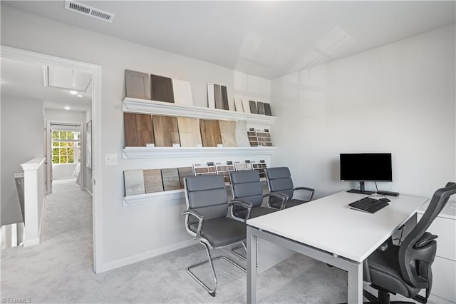 1868 Autumn Mist Dr, Winston-Salem, NC 27103 - carpeted office space with attic access and baseboards