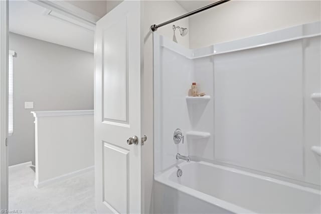 1868 Autumn Mist Dr, Winston-Salem, NC 27103 - bathroom featuring tub / shower combination and baseboards