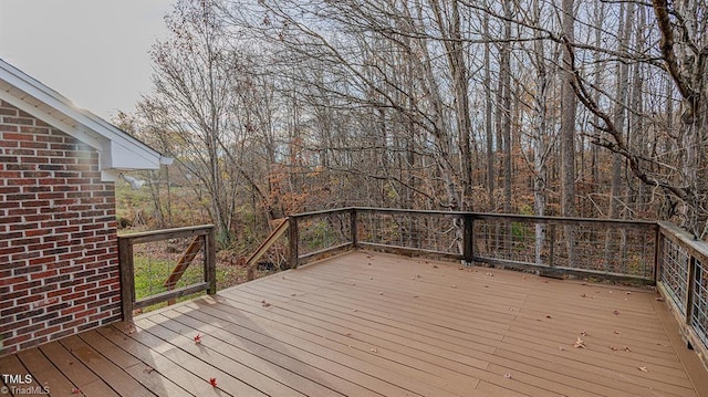 208 Mallard Creek Dr, Graham, NC 27253 - view of wooden terrace