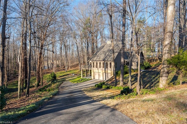 view of road