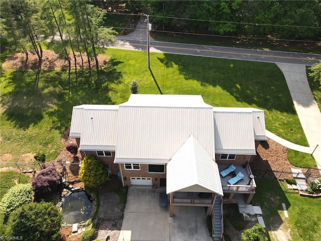 drone / aerial view