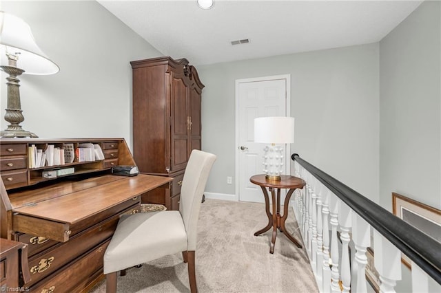149 Warwicke Pl, Bermuda Run, NC 27006 - home office featuring light carpet and baseboards