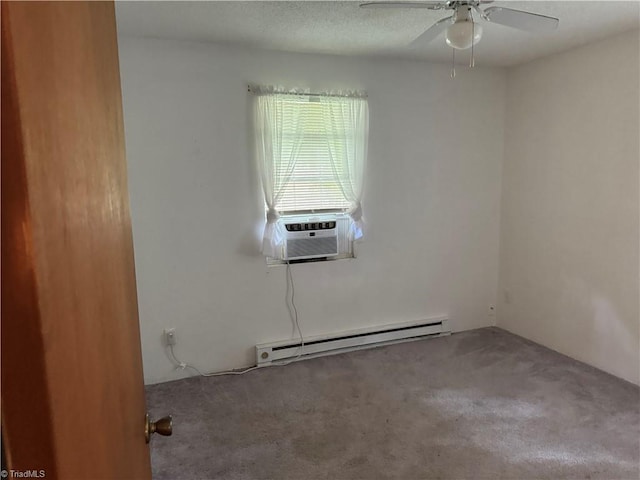 116 Kearns St, Jamestown, NC 27282 - carpeted spare room with a baseboard heating unit, ceiling fan, and cooling unit