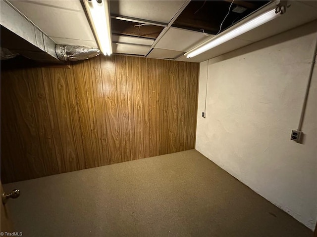 5912 US Highway 21, Jonesville, NC 28642 - finished basement with wooden walls