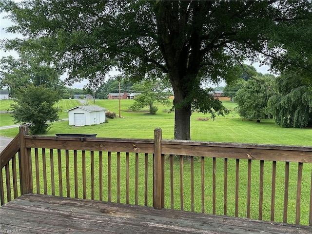 5912 US Highway 21, Jonesville, NC 28642 - wooden deck with a lawn
